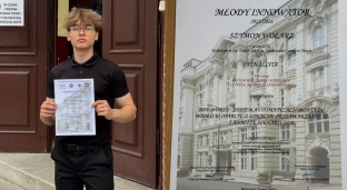Szymon Wolarz finalistą konkursu: Młody Innowator
