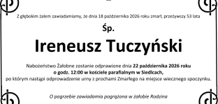 Ostatnie pożegnanie Ireneusza Tuczyńskiego