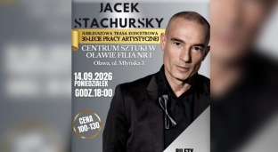 Jacek Stachursky w Oławie. Jubileuszowa trasa koncertowa
