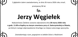 Ostatnie pożegnanie Jerzego Węgiełka