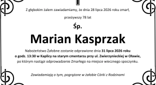 Ostatnie pożegnanie Mariana Kasprzaka