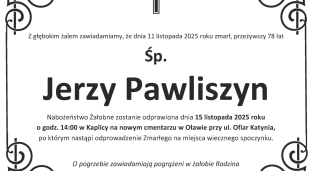 Ostatnie pożegnanie Jerzego Pawliszyna