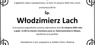 Zmarł Włodzimierz Lach