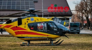 35-latek trafił do szpitala po wypadku na budowie