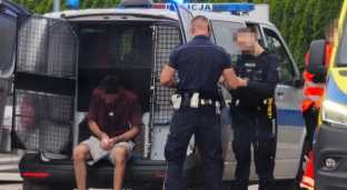 Pijany kierowca uciekał przed policją w Oławie. Po pościgu rozbił auto i zaatakował policjantkę