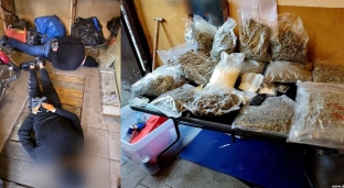 Narkotykowy magazyn w garażach w Oławie. Wśród zatrzymanych poszukiwany listem gończym