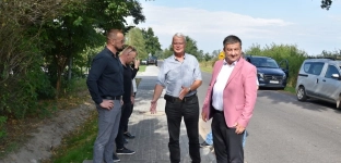 Ścinawa z nowym chodnikiem