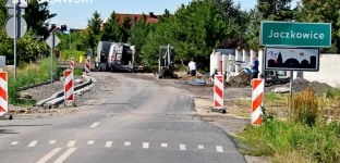 Trwa remont ulicy Oławskiej w Jaczkowicach