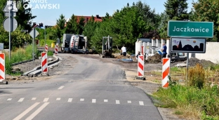 Trwa remont ulicy Oławskiej w Jaczkowicach