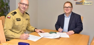 Powiat wspiera remont siedziby PSP