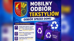 Mobilny odbiór tekstyliów w gminie Domaniów