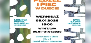Spotkanie malarstwa i ceramiki w Galerii Oko