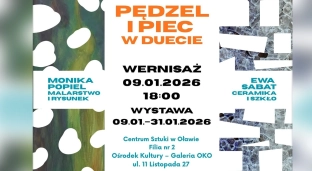Spotkanie malarstwa i ceramiki w Galerii Oko