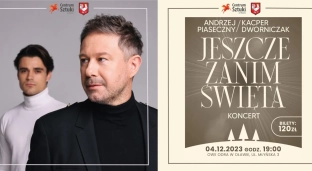 Andrzej Piaseczny i Kacper Dworniczak w świątecznym koncercie