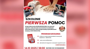 Szkolenie z pierwszej pomocy w Domaniowie