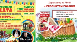 Powitanie lata w Marcinkowicach i piknik z produktem polskim