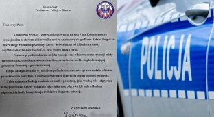 Podziękowania dla policjanta za skuteczną interwencję