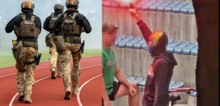 Raca i podpalona flaga podczas meczu w Oławie. 17-latek ukarany