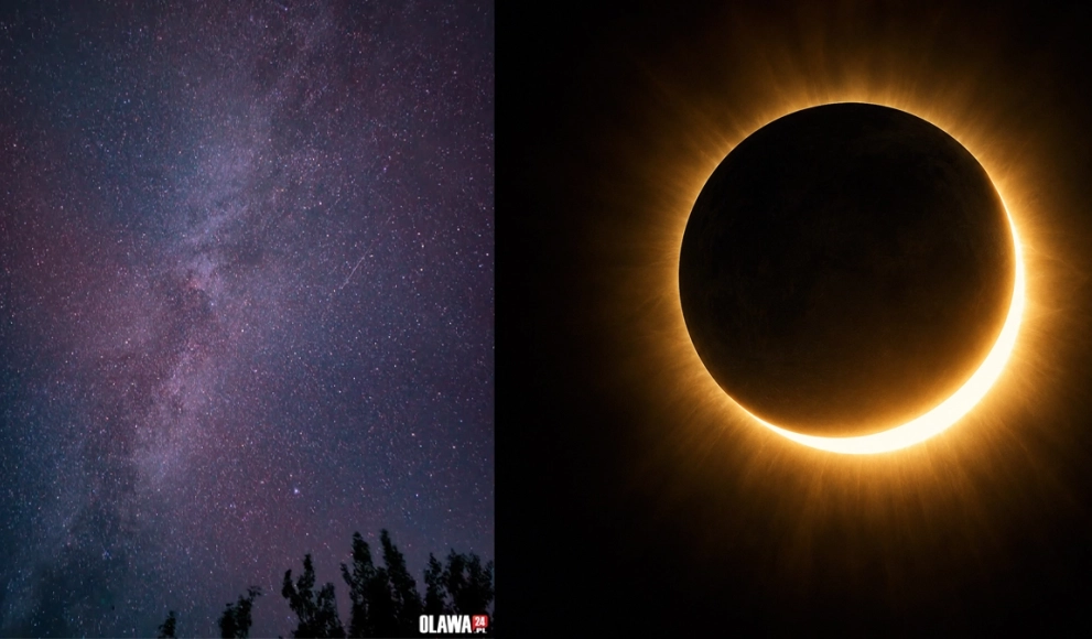 Dziś wyjątkowy wieczór i noc na niebie. Zaćmienie Słońca i deszcz Perseidów