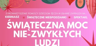 Tęcza zaprasza na spektakl i kiermasz!