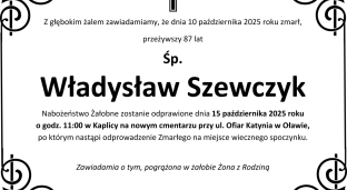 Ostatnie pożegnanie Władysława Szewczyka