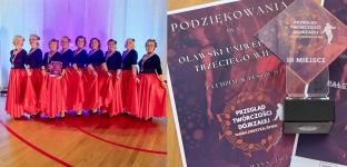Spoko Babki z Oławskiego Uniwersytetu Trzeciego Wieku na podium w Miękini
