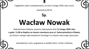 Ostatnie pożegnanie Wacława Nowaka